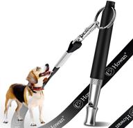 🐶 dog training whistle - stop barking with professional dogs whistles | trasonic silent dog whistle adjustable frequencies | recall training whistle with free black strap lanya | ⅲblack logo