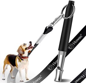 img 4 attached to 🐶 Dog Training Whistle - Stop Barking with Professional Dogs Whistles | Trasonic Silent Dog Whistle Adjustable Frequencies | Recall Training Whistle with Free Black Strap Lanya | ⅢBlack