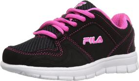 img 4 attached to Fila Runner Safety Yellow Metallic Girls' Shoes for Athletic