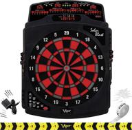 viper by gld products solar blast electronic dartboard deluxe size – over 55 games, auto-scoring lcd cricket display, durable nylon target, fewer bounce outs – soft tip darts, black логотип