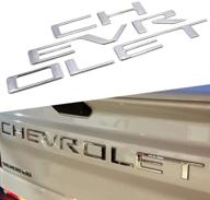 glaaper tailgate replacement chevrolett silveradoo logo