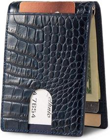 img 4 attached to 💼 Lethnic Wallet Bifold Leather Business: Sleek and Functional for Professionals