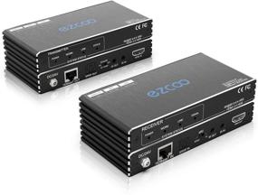 img 4 attached to 🔌 HDBaseT HDMI ARC Extender 4K 60Hz (4:4:4 8bit) HDR10 18Gbps by Cat5e Cat6 SPDIF Toslink,Bi-Directional PoE+IR+CEC - 230ft 1080P,130ft 4K HDMI2.0 HDCP2.2,DTS:X,4K Down-Scale,Slim Case EX70H2