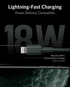 img 2 attached to Anker New Nylon USB-C To Lightning Charging Cord For (6Ft