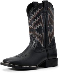 img 4 attached to Unisex-Child Tycoon Western Boot by ARIAT