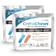 🦷 eversmile orthochews: comfort bite technology for seating aligner trays - 2 pack logo