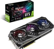 🔥 asus rog strix nvidia geforce rtx 3090 gaming graphics card - pcie 4.0, 24gb gddr6x, hdmi 2.1, displayport 1.4a, axial-tech fan design, 2.9-slot: unleash supreme gaming power логотип