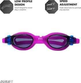 img 3 attached to 🥽 Explore Clear Vision with TYR Junior Vesi Googles for your Young Swimmers