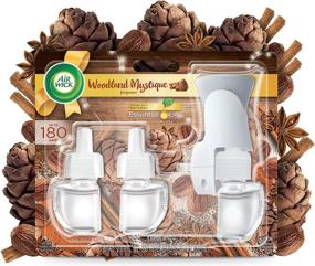 img 4 attached to 🍂 Набор для запуска Air Wick Woodland Mystique Fall Scent + 3 заправки - освежитель воздуха на основе эфирных масел