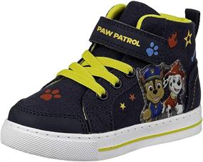 img 1 attached to 🐾 Кеды Nickelodeon Boys' Paw Patrol High-Top: кроссовки Chase Marshall для малышей/малышей