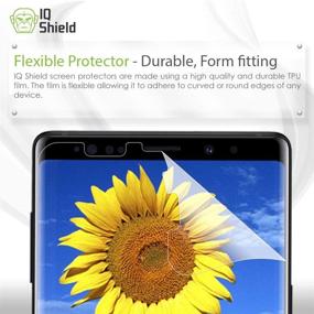 img 3 attached to Защитная пленка для экрана IQ Shield для Samsung Galaxy Note 9 (набор из 2 шт.), дружественная к чехлу, прозрачная антипузырчатая пленка