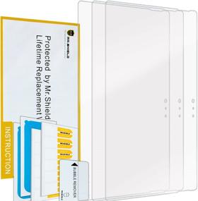 img 3 attached to 🔆 Premium Anti-Glare Screen Protector for Microsoft Surface 3 (10.8 Inch 2015 Version) - Mr.Shield [3-PACK] with Lifetime Replacement