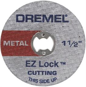 img 4 attached to 🛠️ Dremel EZ456 Rotary Tool Cutting Disc - 1 1/2-Inch Diameter - 5 Piece Set - Medium - Metal Cutting Wheel - EZ-Lock Fiberglass Reinforced Cut-off Wheels