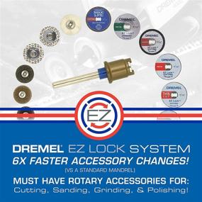 img 2 attached to 🛠️ Dremel EZ456 Rotary Tool Cutting Disc - 1 1/2-Inch Diameter - 5 Piece Set - Medium - Metal Cutting Wheel - EZ-Lock Fiberglass Reinforced Cut-off Wheels