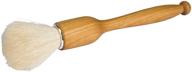 🐐 7.5-inch light goat hair dust brush with oiled beechwood handle, by redecker logo