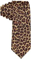 cheetah leopard necktie for the fashionable gentleman logo