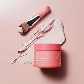 img 2 attached to Sand &amp; Sky Pink Clay Porefining Face Mask: Australian Skin Care, Pore Minimizer, and Pore Cleanser with Applicator Brush