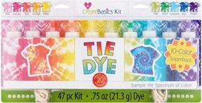 img 1 attached to 🎨 47 Piece Basics Tie Dye Kit: Ultimate DIY Set for Beginners