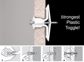 img 2 attached to TOGGLER Toggle Hollow Door Polypropylene Fastener Hardware