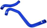 🔵 mishimoto mmhose-f2d-01bl silicone radiator hose kit for ford 7.3 powerstroke 2001-2003 - blue, enhanced cooling performance and durability logo