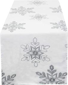 img 3 attached to Enhance Your Table Décor with Fennco Styles Collection Decorative Tablecloth