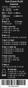 img 3 attached to 🔧 Wera 05056491001 Tool-Check Plus Imperial: The Ultimate 39-Piece Tool Set for Precision Work and Versatility