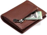 🌟 goiacii leather wallet with rfid blocking pockets: secure your cards and cash logo