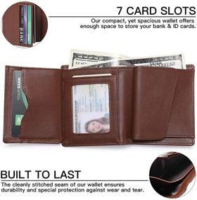 img 3 attached to 🌟 GOIACII Leather Wallet with RFID Blocking Pockets: Secure Your Cards and Cash