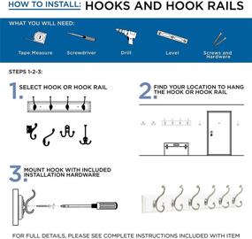 img 3 attached to Large Single Robe Hook - Liberty B46113Z-VBR-C