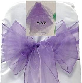 img 1 attached to 💜 Lavender Organza Wedding Banquet by Mds