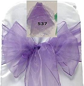 img 2 attached to 💜 Lavender Organza Wedding Banquet by Mds