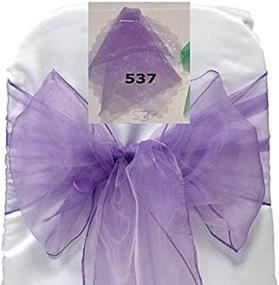 img 4 attached to 💜 Lavender Organza Wedding Banquet by Mds