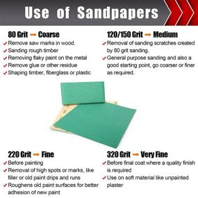 img 1 attached to 🛠️ Furniture Assortment Sandpaper Sheets by BOSHCRAFT