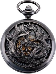 img 4 attached to Exquisite ManChDa Antique Mechanical Phoenix Skeleton: A Timeless Timepiece