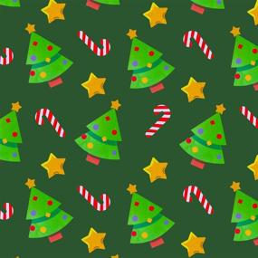 img 1 attached to 🎁 12-Pack Folded Large Christmas Wrapping Paper Sheets - Traditional Gift Wrap, Xmas Decoration, Festive Designs for Kids - Snowman, Santa, Christmas Tree, Snowflake, Reindeer - 74 X 51cm