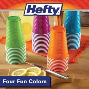 img 1 attached to 🥤 Assorted Hefty Party On Disposable Plastic Cups, 100 Count (16 oz)