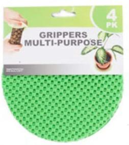 img 1 attached to 🔓 Regent Round Multi-Purpose Jar Gripper Pad Bottle Lid Opener - 4 Piece Set - Assorted Colors