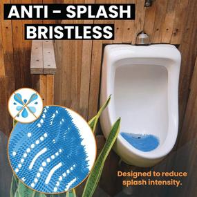 img 2 attached to 🚽 10 Pack Urinal Screens Deodorizer - Anti-Splash &amp; Odor Freshener, Long-Lasting Scent up to 30 Days, Ideal for Home Bathrooms, Offices, Schools, and Malls (Orange)