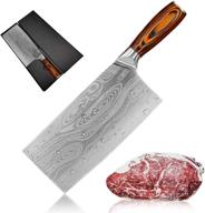 🔪 нож-повар brtmknife 8" мясной колун: эффективный инструмент для мясника с эргономичной ручкой. логотип