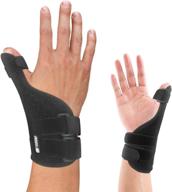 👍 copper compression thumb brace - top copper thumb spica splint for arthritis, tendonitis. suitable for both right and left hand. stabilizer and immobilizer for wrist, hands, and thumb. logo