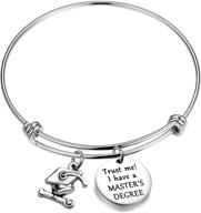 choroy masters keychain graduation bracelet logo
