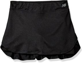 img 3 attached to Enhance Your Girl's Performance 👧 with New Balance Girls' Performance Skort