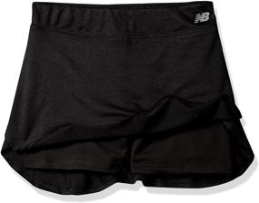 img 1 attached to Enhance Your Girl's Performance 👧 with New Balance Girls' Performance Skort