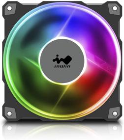 img 2 attached to 🌈 Experiencing Optimal Air Flow and Stunning RGB with IN WIN Jupiter AJ120 High Air Flow Addressable RGB Fan Kit 120mm (Triple Pack)