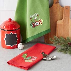 img 1 attached to DII Christmas Embroidered Decorative Gift Jingle