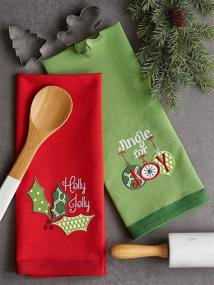 img 2 attached to DII Christmas Embroidered Decorative Gift Jingle