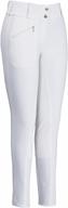 🩲 ultimate comfort and durability: tuffrider women's kashmere full seat breeches logo