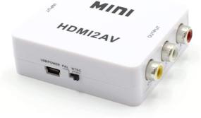 img 2 attached to 🔌 The CIMPLE CO - HDMI to RCA Converter: Digital to Analog Adapter - Converts HDMI Signals - Non-Reversible - Down Conversion - White Kit