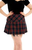 🏴 trending tartan: ro rox women's scottish skirts with style logo