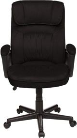 img 3 attached to 🪑 Black Ultra-Soft Microfiber Office Computer Chair with Adjustable & Swivel Features, Amazon Basics – Enhanced with Lumbar Support